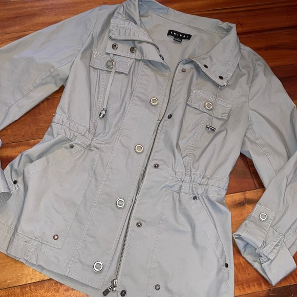 Tribal Size 6 Gray Womens Jacket - Picture 4 of 9